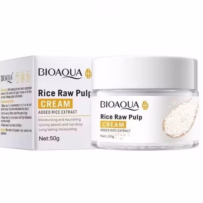 کرم آبرسان عصاره برنج حجم 50 گرم بیوآکوا BIOAQUA

