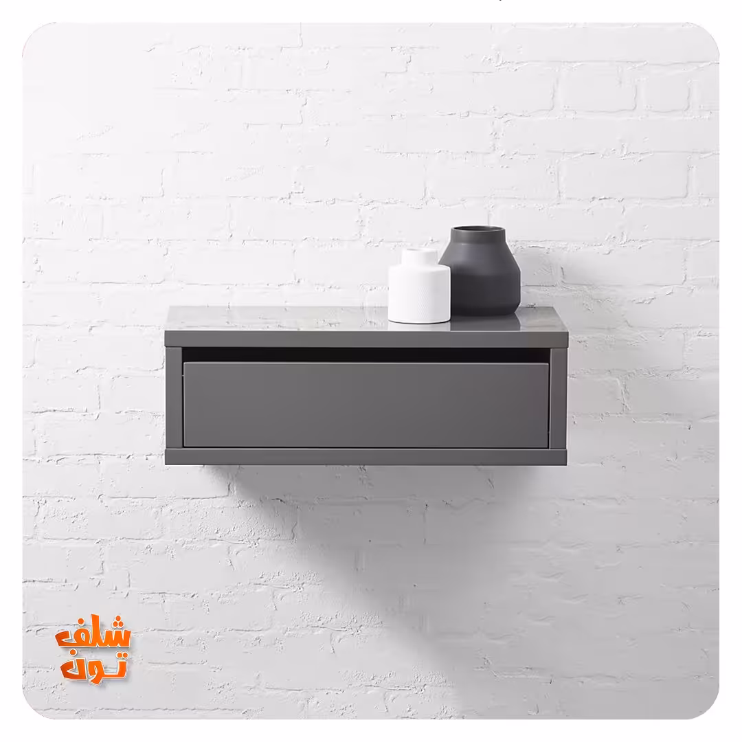 شلف دیواری ام دی اف مدل فیدو 
سایز  20X40
رنگ طوسی
