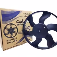 پروانه فن خاری  توربو بهینه 405 پارس سمند دنا ایده ساخت دو عددی کاهش دمای آب