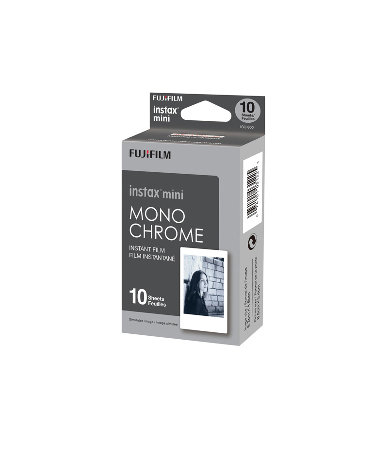 فیلم دوربین سیاه و سفید instax mini طرح Monochrome