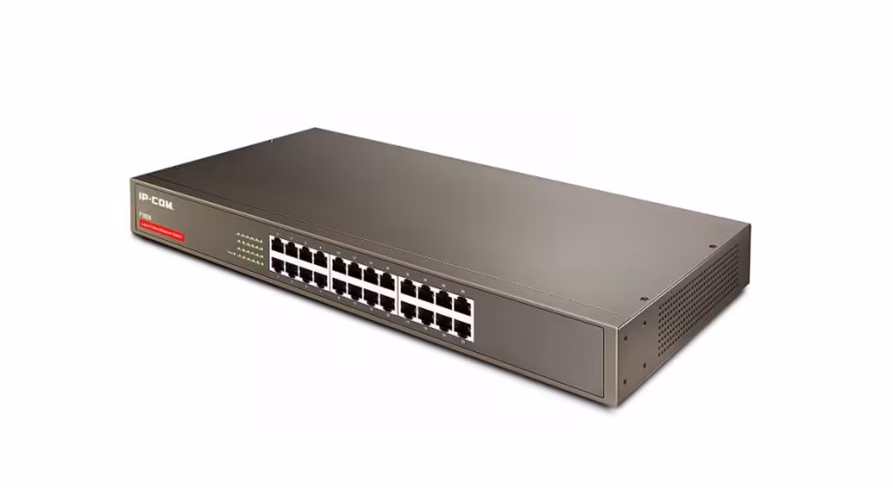 سوییچ 24 پورت 10/100 آی پی کام مدل IP-COM F1024