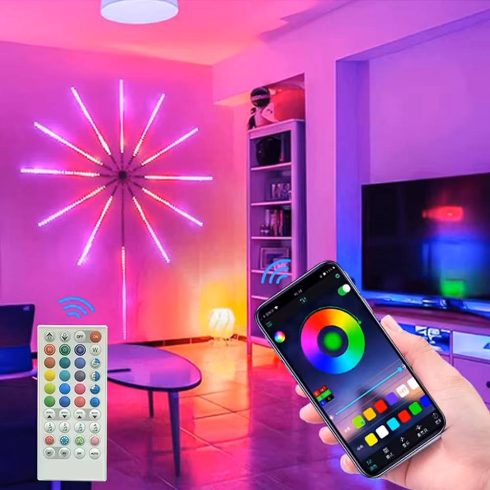 نور rgbic طرح اتش بازی