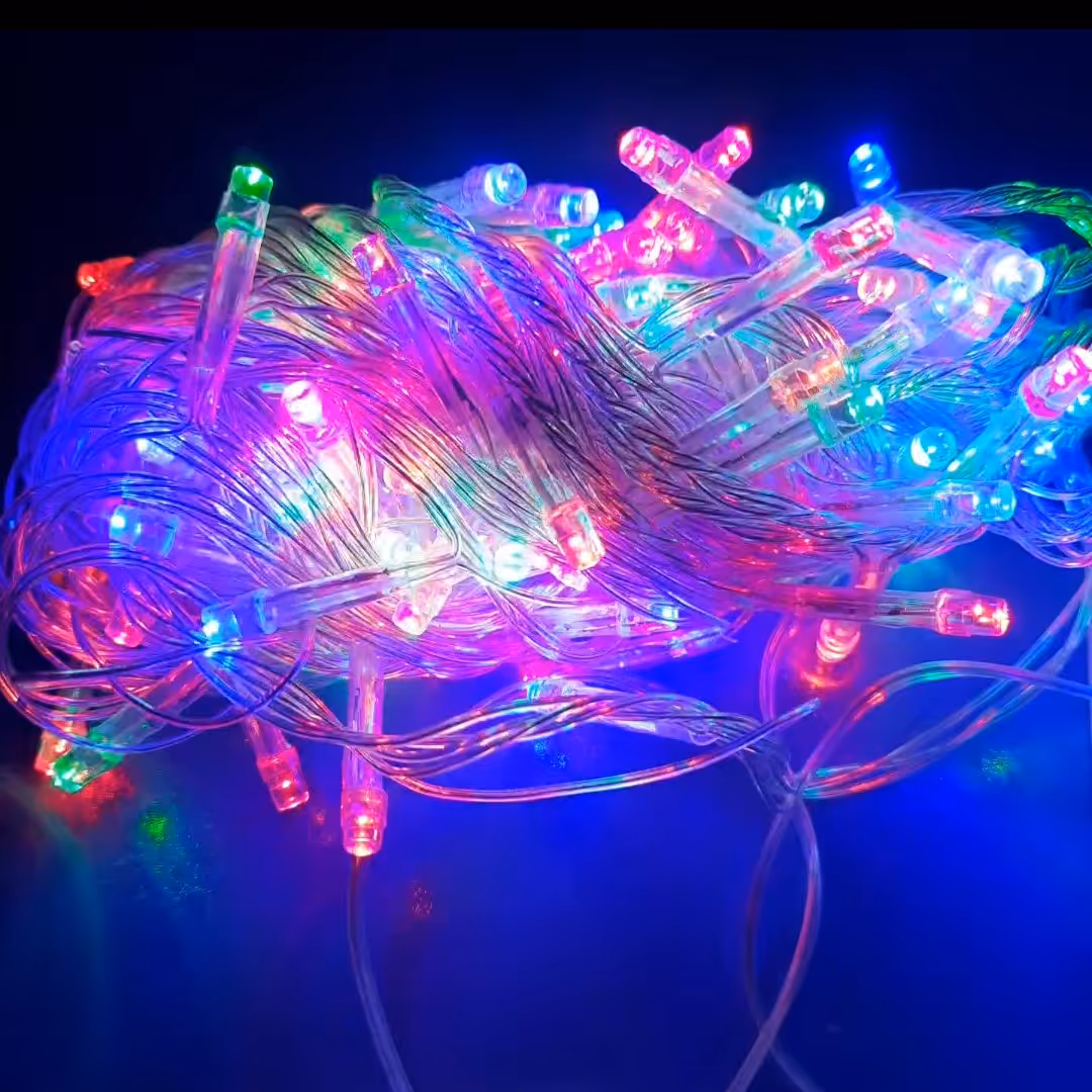 ریسه سوزنی هفت رنگ ال ای دی 10 متری ( multi function )