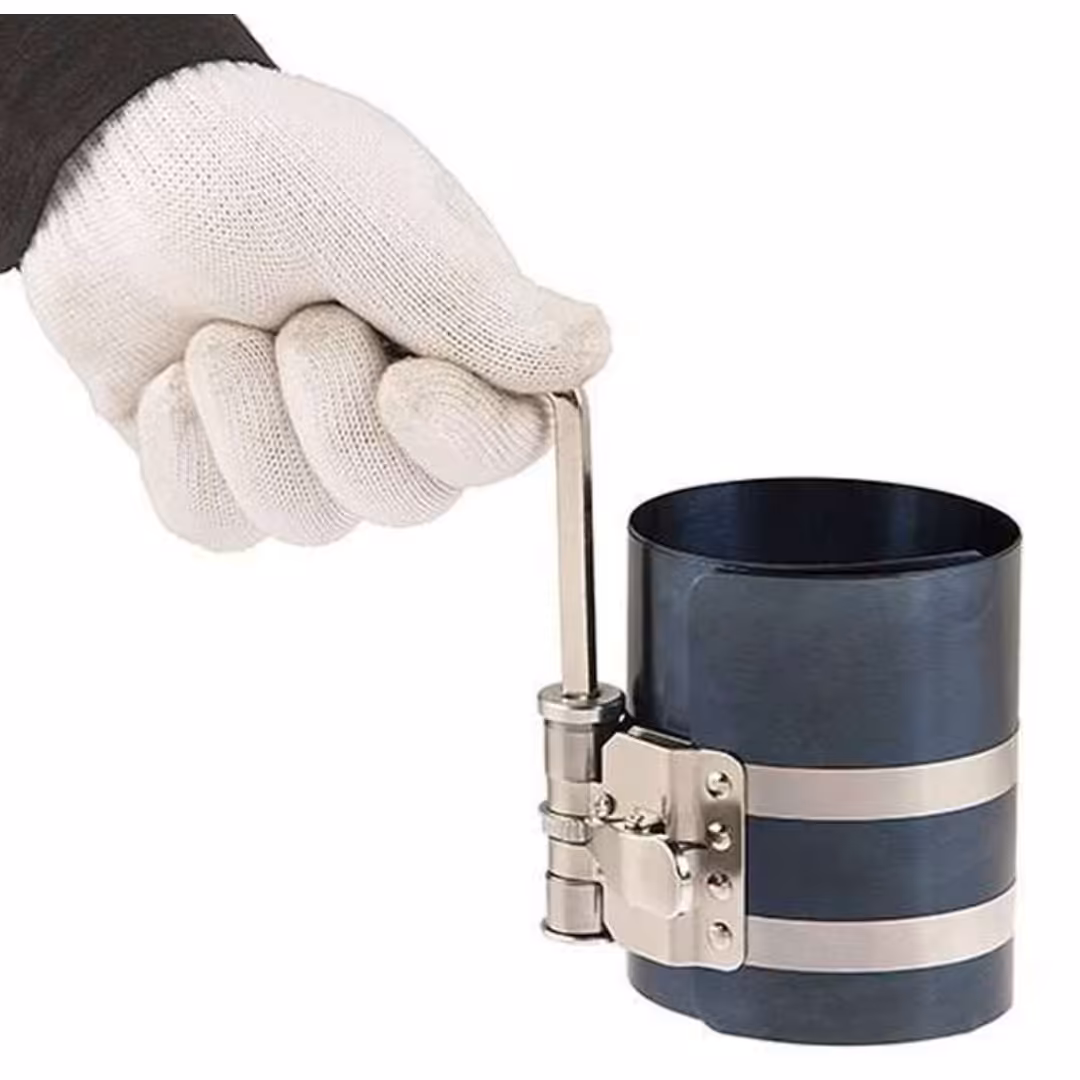 رینگ جمع کن پیستون رینگ فشارقوی سایز 4 اینچ فلزی ورق ضخیم ضد زنگ مدل CVR 