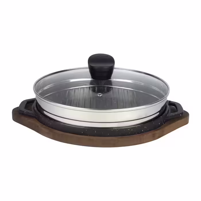 تابه گریل چدنی گرد کوچک یونیک کد 6005 (سایز 27 )


