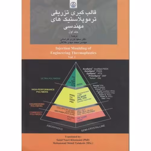 کتاب قالب گیری تزریقی ترمو پلاستیک های مهندسی ج1