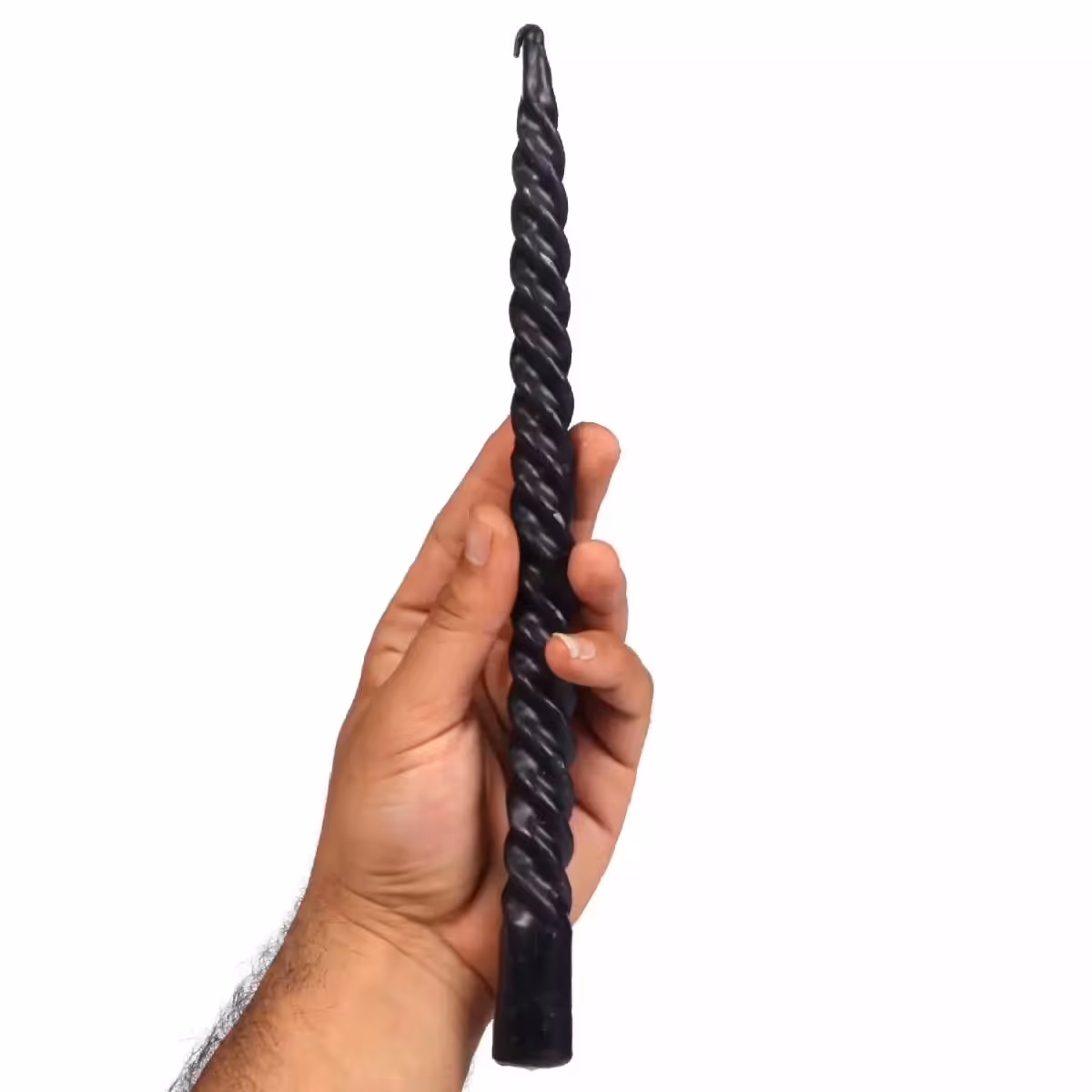 شمع مشکی ارتفاع 30 سانتیمتر تک عددی 