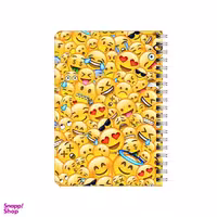 دفترچه یادداشت بامبیلیپ مدل چوبی طرح اموجی کد 1201048