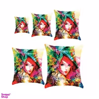 کوسن رنس کد S5-10104 مجموعه 5 عددی کوچک تا بزرگ چند رنگ