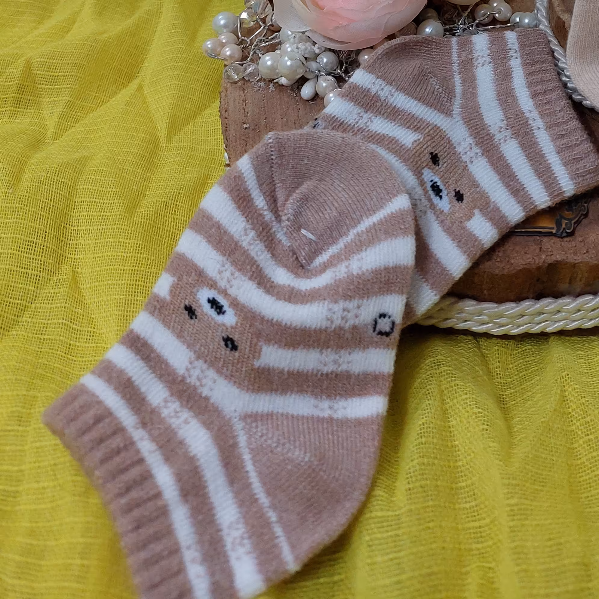 جوراب مچی تدی نوزادی