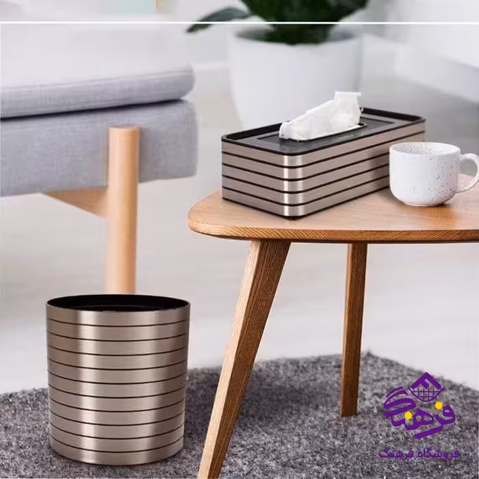 سطل و دستمال تایلندی سیلور 6057