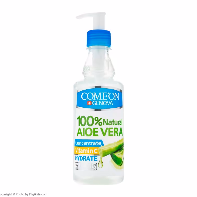 ژل آبرسان کامان مدل آلوئه ورا حجم 400 میلی لیتر