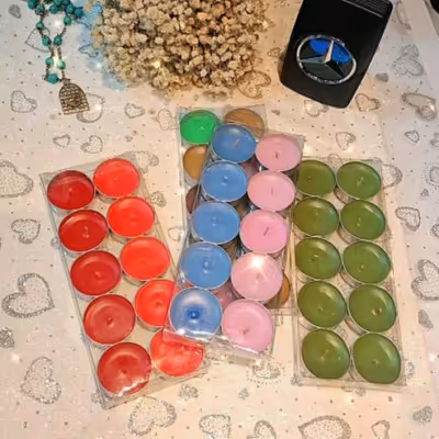 شمع وارمر ده تایی رنگی معطر