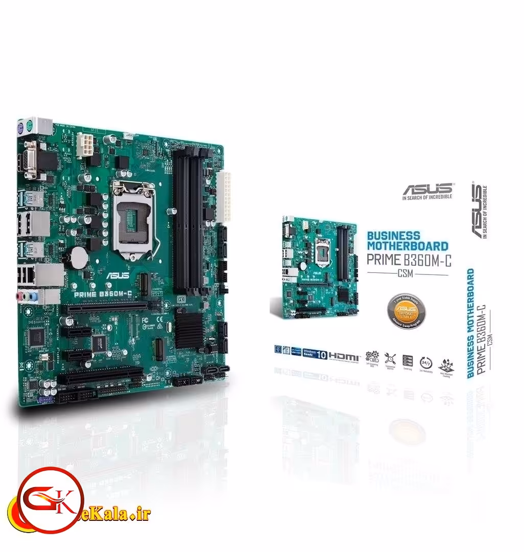 خرید و فروش مادربرد Asus PRIME B360M-C با پشتیبانی از سوکت LGA 1151