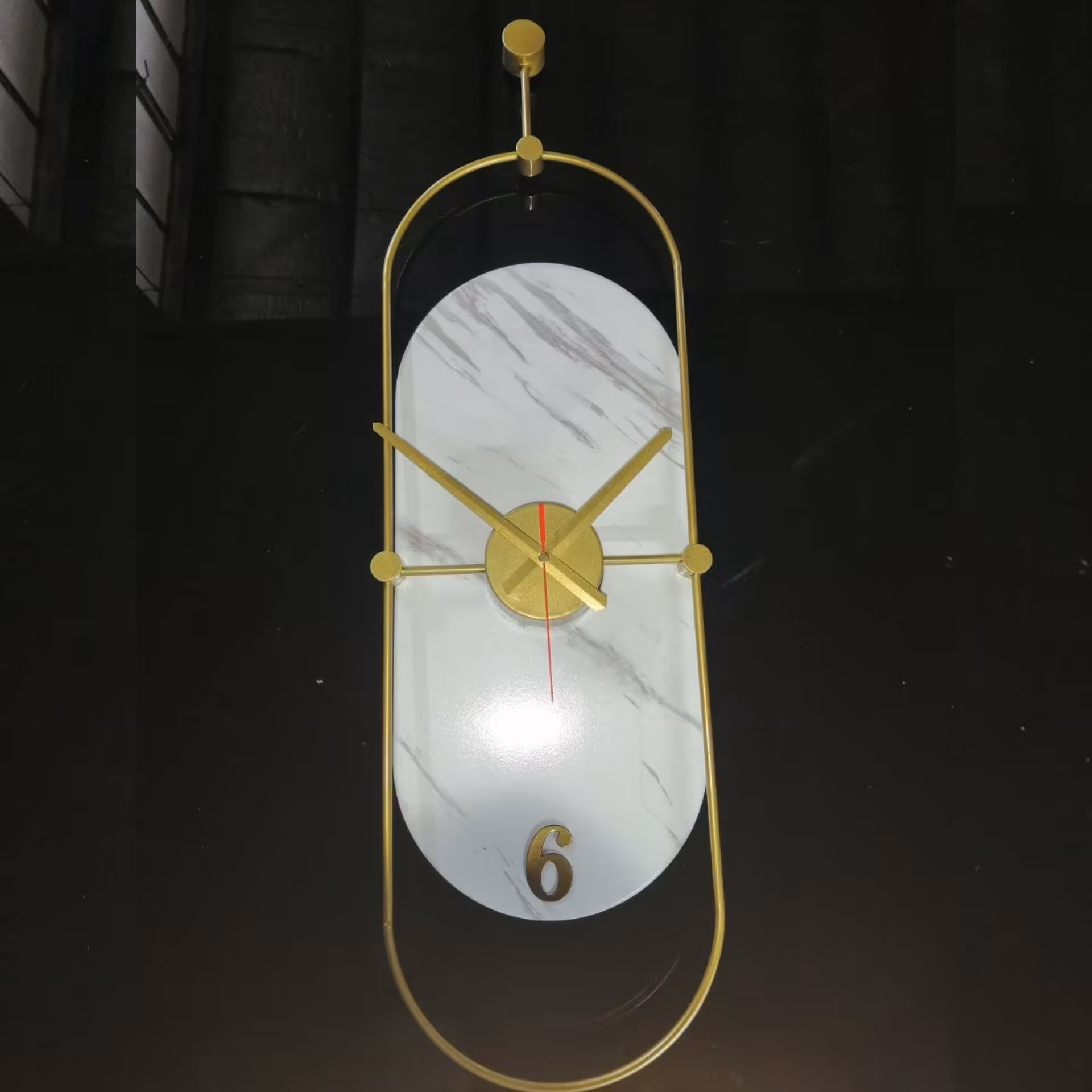 ساعت 138 دیواری با چوب و عدد (پس کرایه)