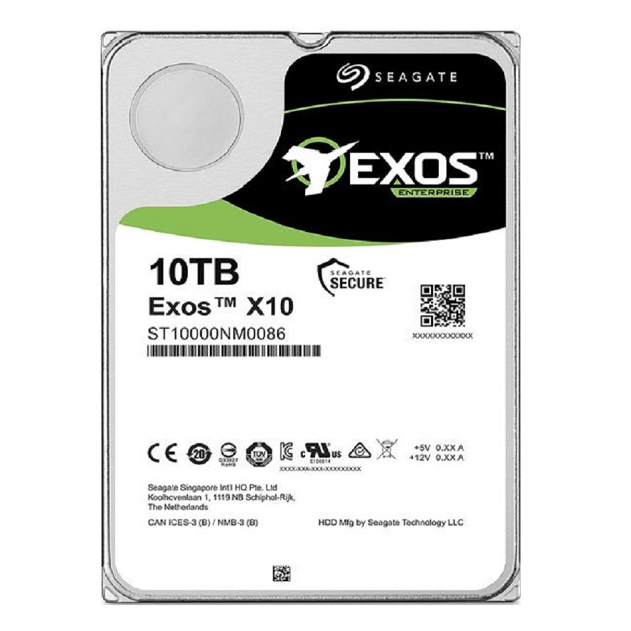 هارد دیسک اینترنال سیگیت مدل Exos ST10000NM0086 با ظرفیت 10 ترابایت