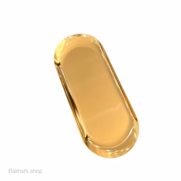 ظرف طلایی بیضی