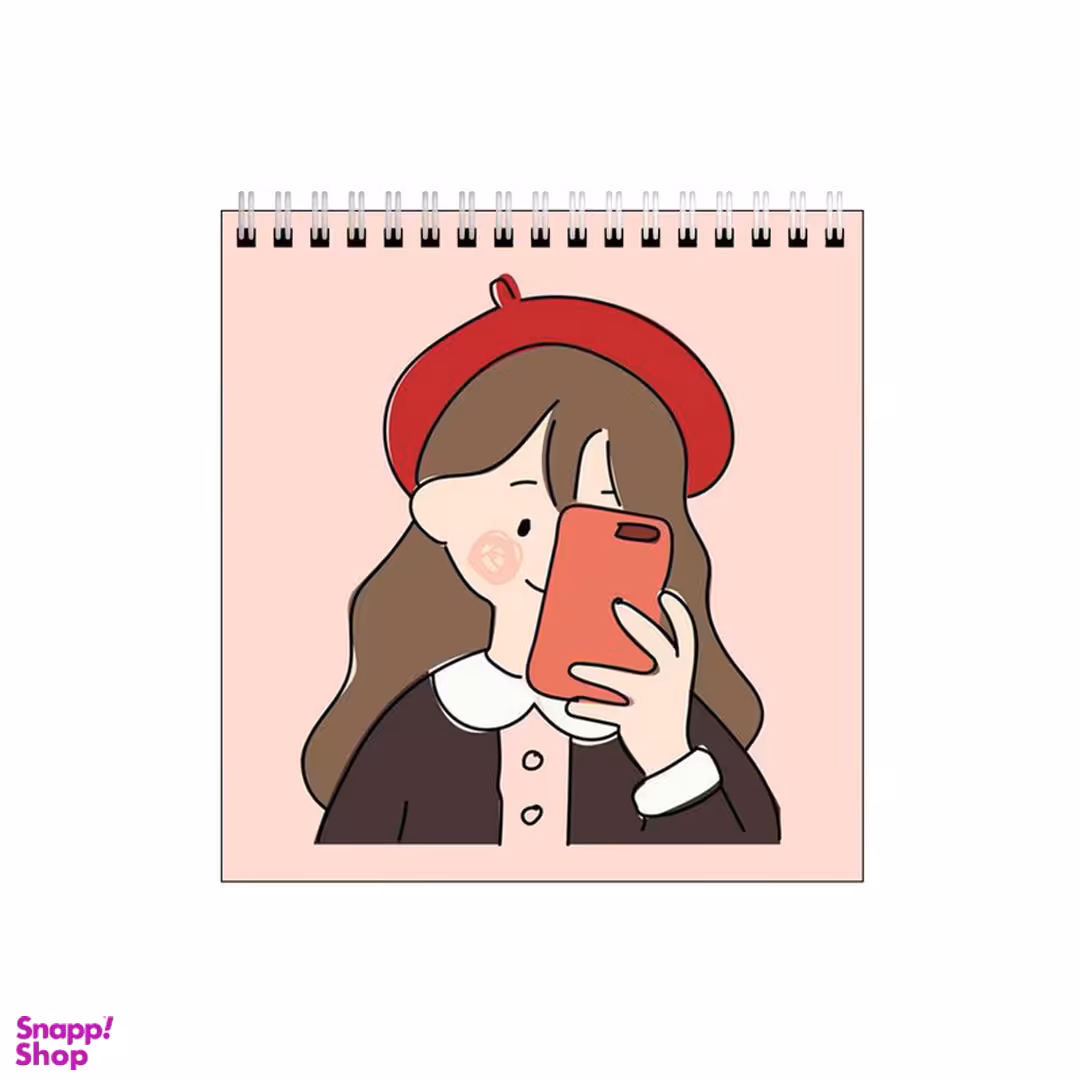 دفتر طراحی بامبیلیپ طرح سلفی دخترونه با کلاه برت کد 7686316