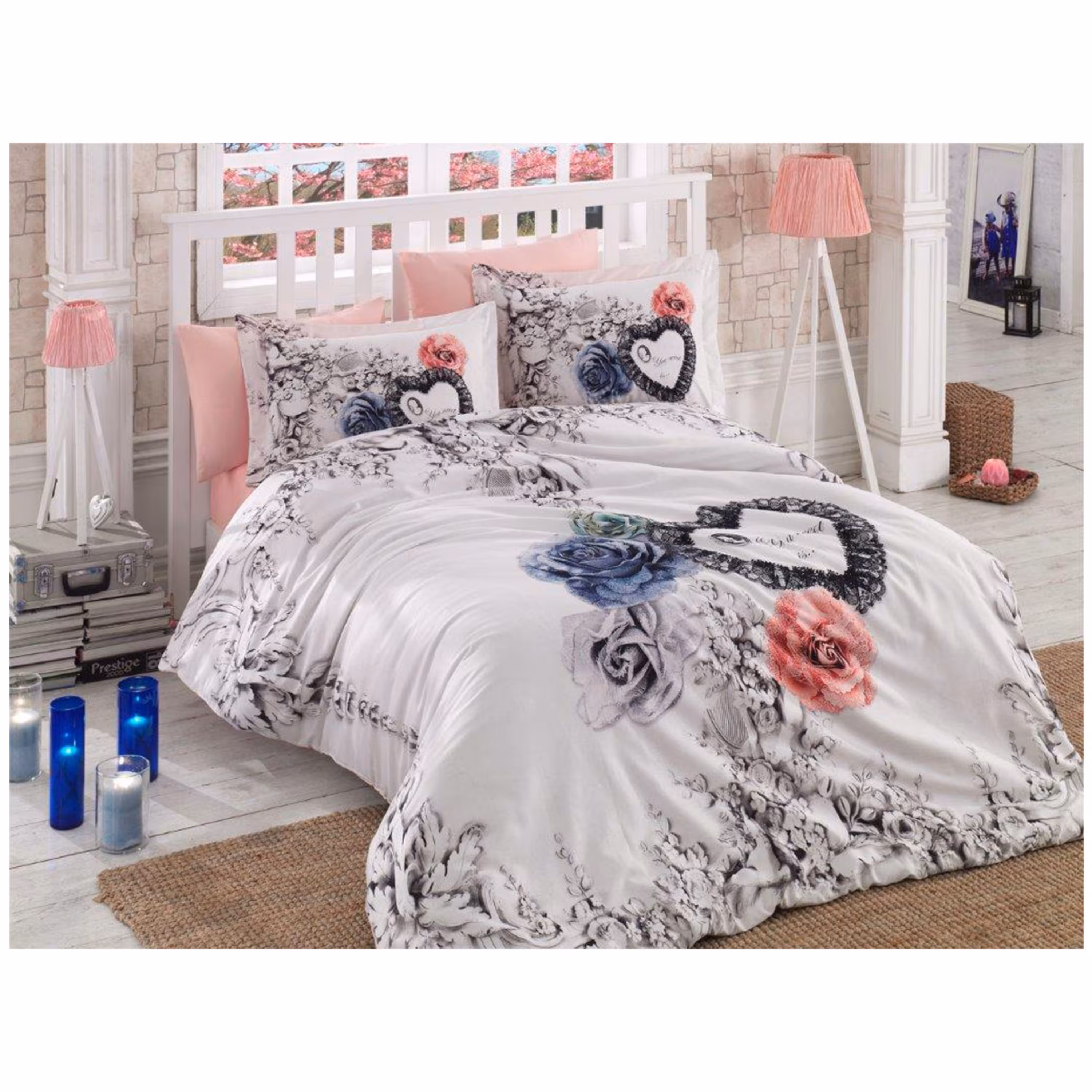 سرویس ملحفه کالرز آو فشن مدل Angel دونفره 6 تکه - کد 45015154010