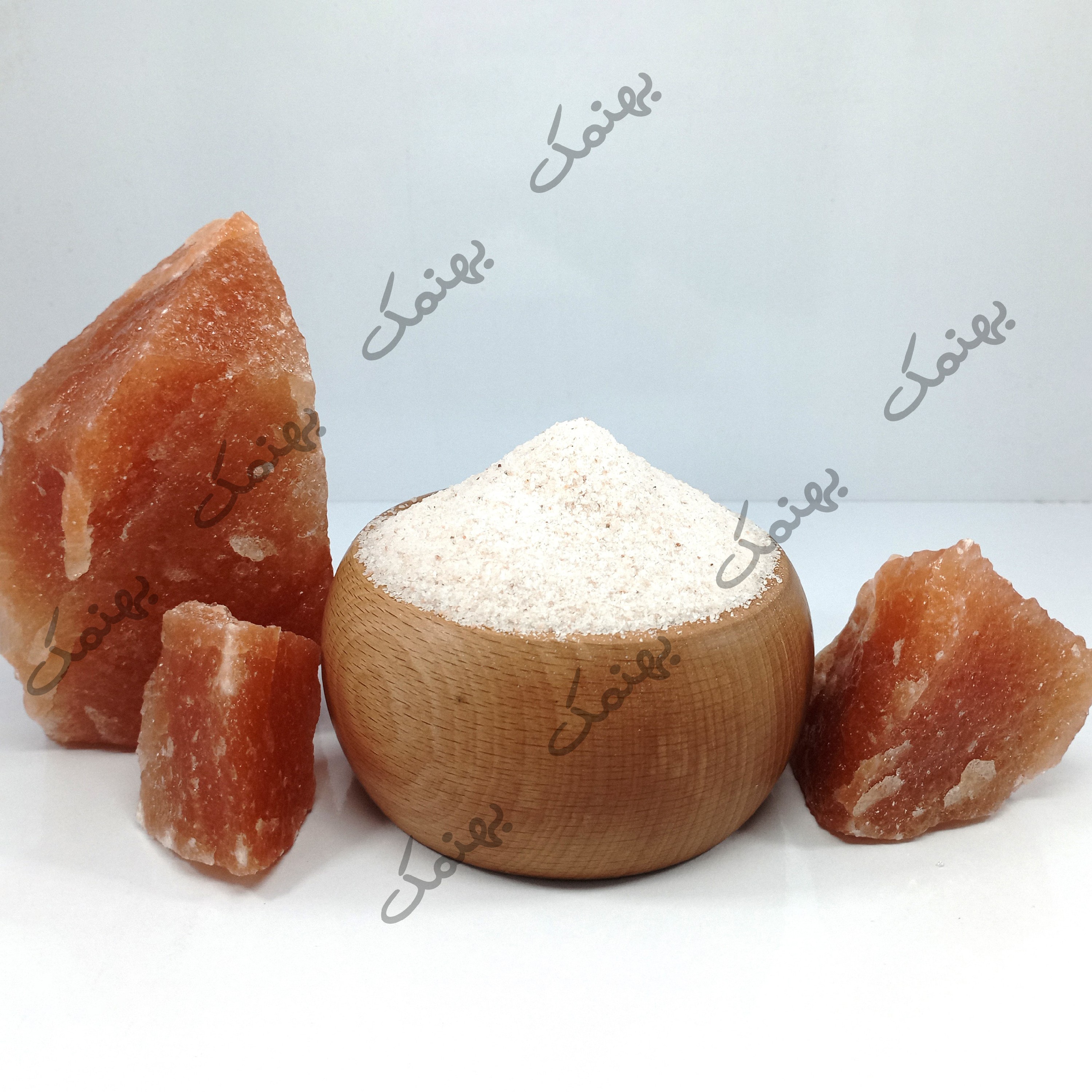 نمک صورتی اصل، دو کیلویی (نمکدانی) ممتاز گرمسار.غرفه بِهنمک