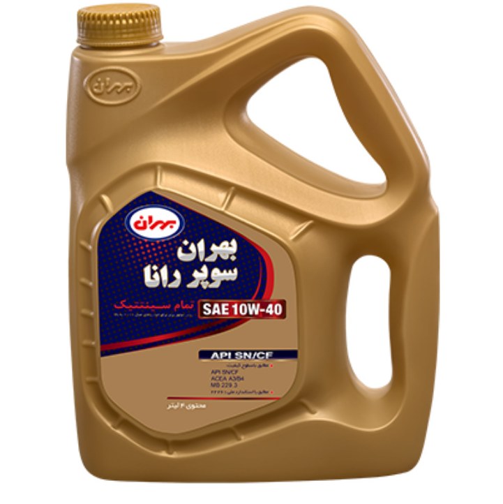 روغن موتور بهران سوپر رانا 4لیتری SN 10w40