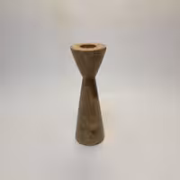 جا شمعی با چوب زردآلو 