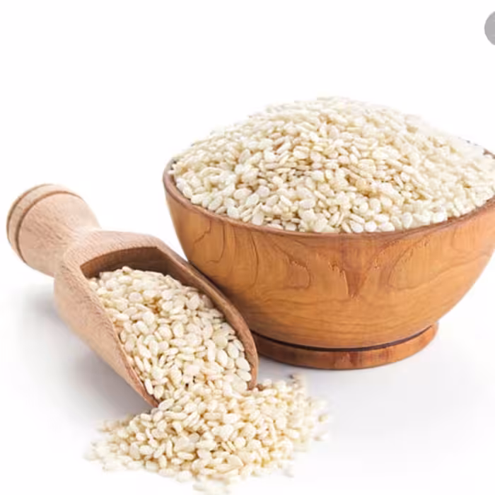 کنجد سفید خام(پس کرایه)