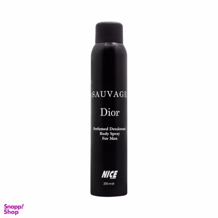 اسپری خوشبو کننده بدن مردانه نایس پاپت مدل Sauvage Dior حجم 200 میلی لیتر
