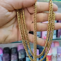 گردنبند و دستبند کارتیر 5 میل58سانتی استیل رنگ ثابت