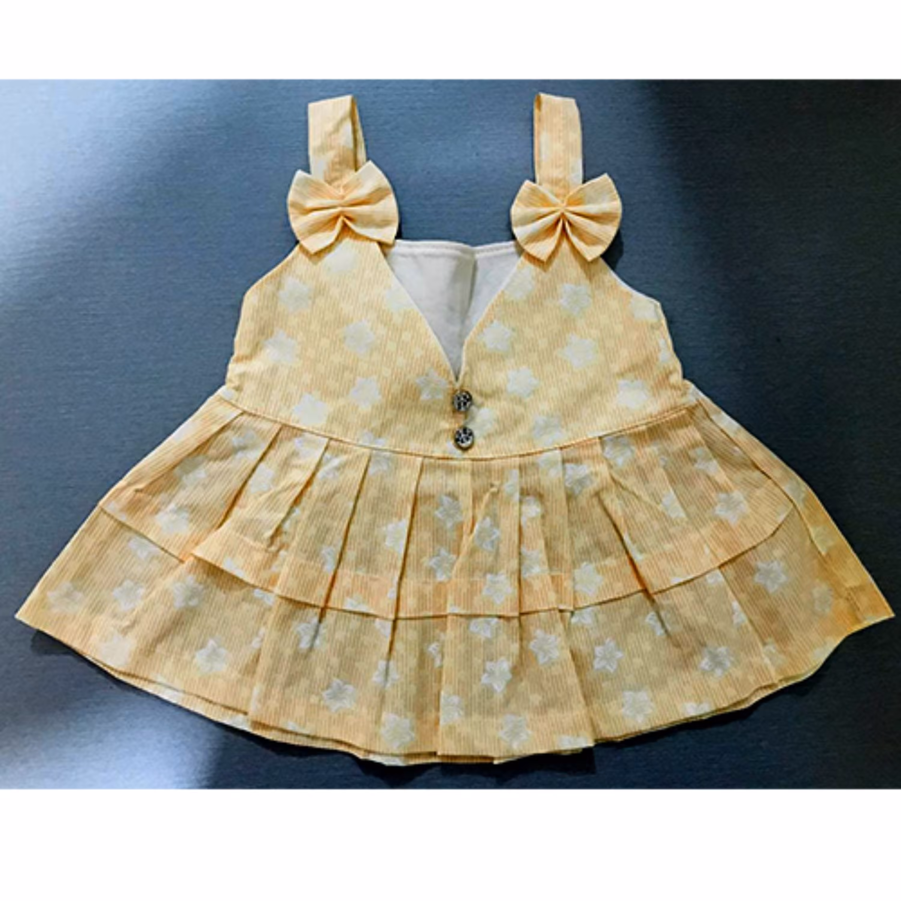 لباس بچه گانه پیراهن دخترانه مجلسی مناسب 3 تا 6 ماه