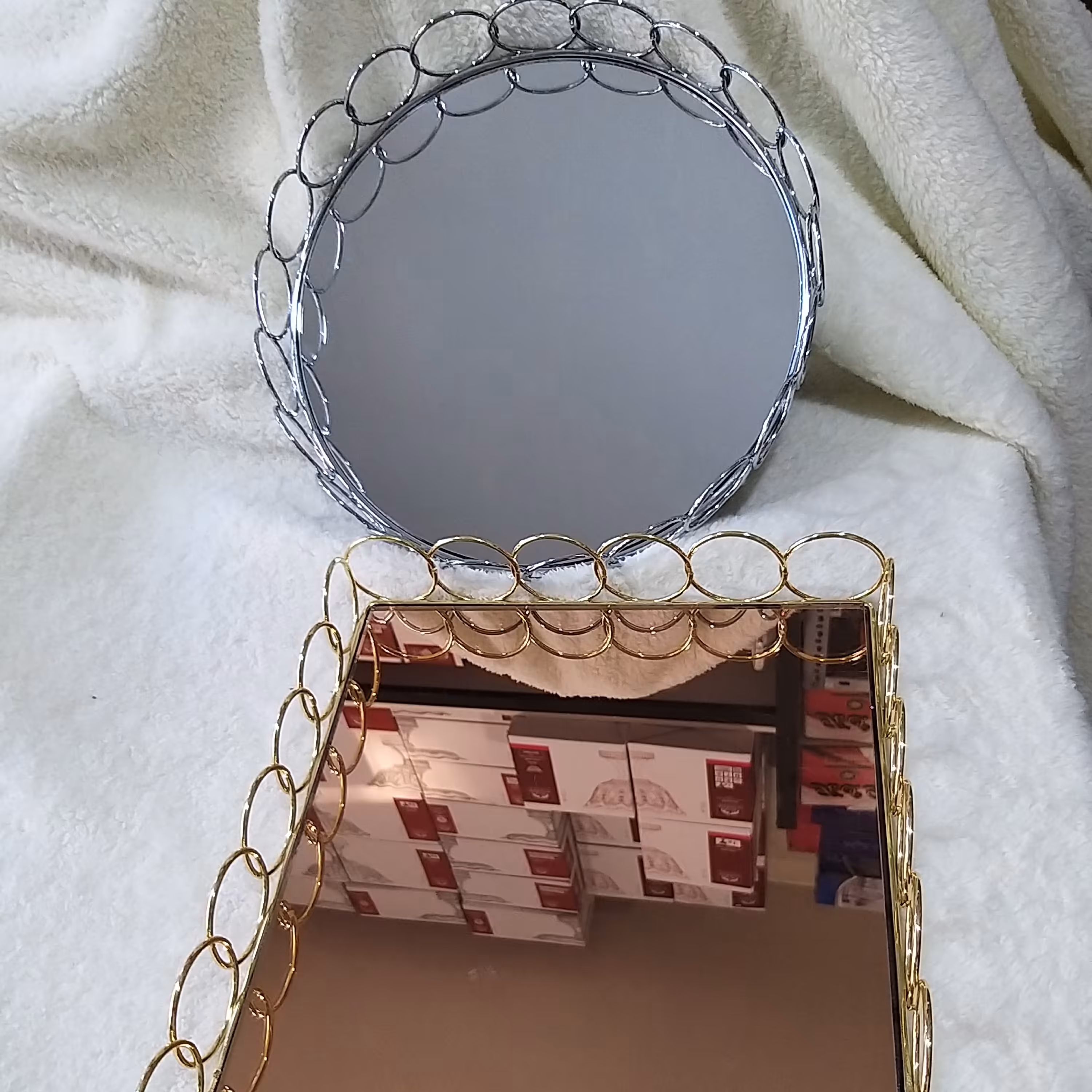 سینی اینه ای شامپاینی مدل المپیک کیفیت درجه یک 