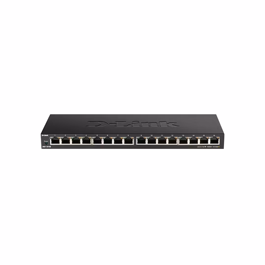 سوئیچ 16 پورت گیگابیتی و رکمونت دی لینک مدل DLink DGS-1016S