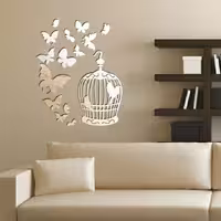 آینه پلکسی طرح قفس زندگی گارانتی 18 ماهه و ضمانت اصالت کالا