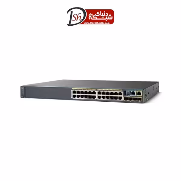 سوییچ 24 پورت سیسکو مدل WS-C2960S-24TS-L - دنیای شبکه برتر