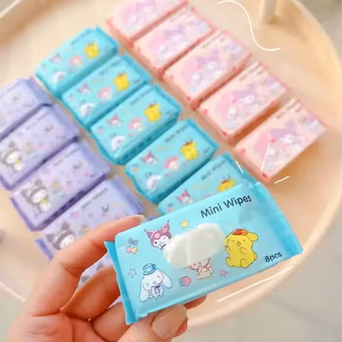 دستمال مرطوب فانتزی طرح کرومی کد 592023