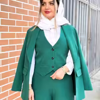 ست سه تیکه کت و شلوار و جلیقه ساره