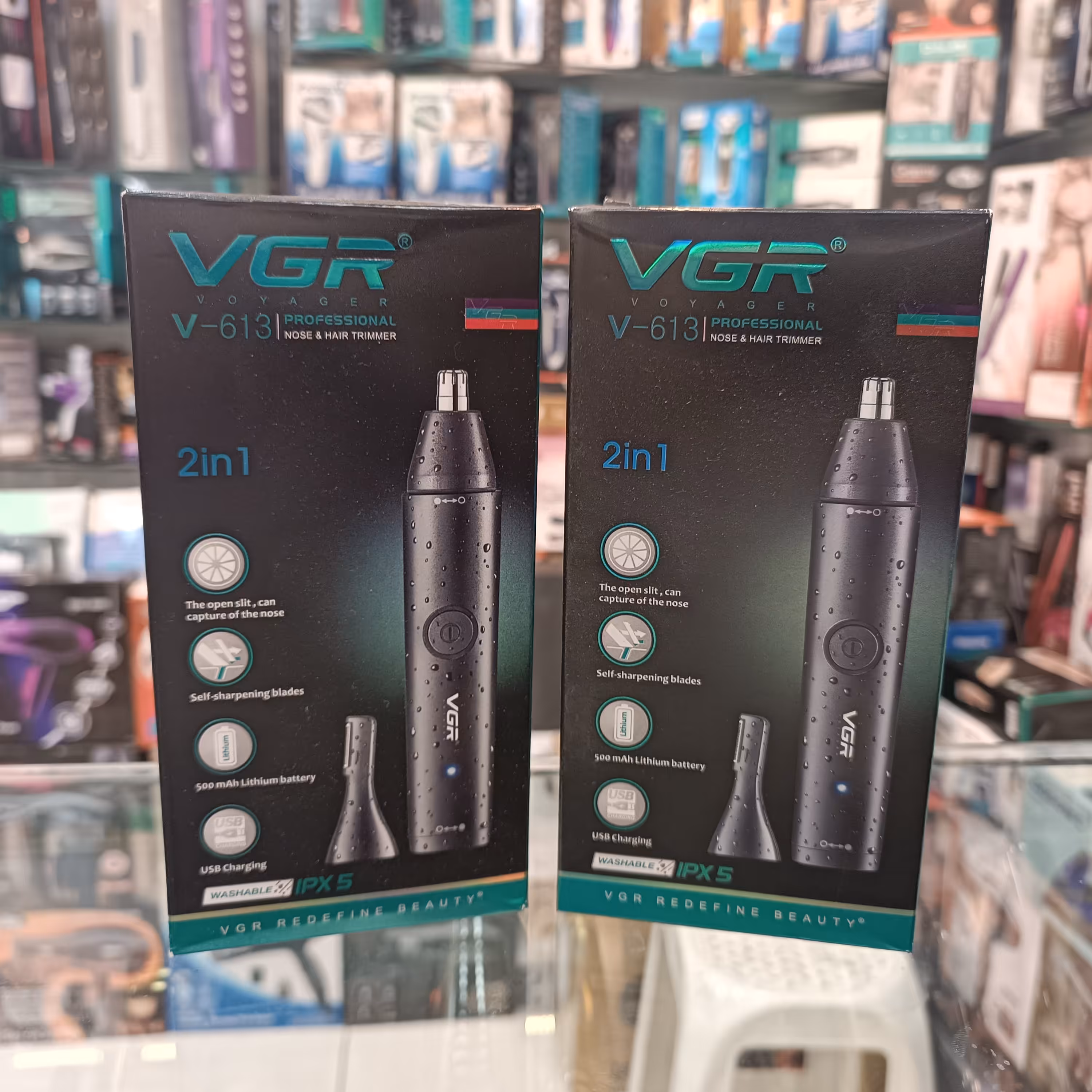 موزن گوش و بینی vgr شارژی دارای خط زن و شانه ابرو.ضد اب.برش چرخشی