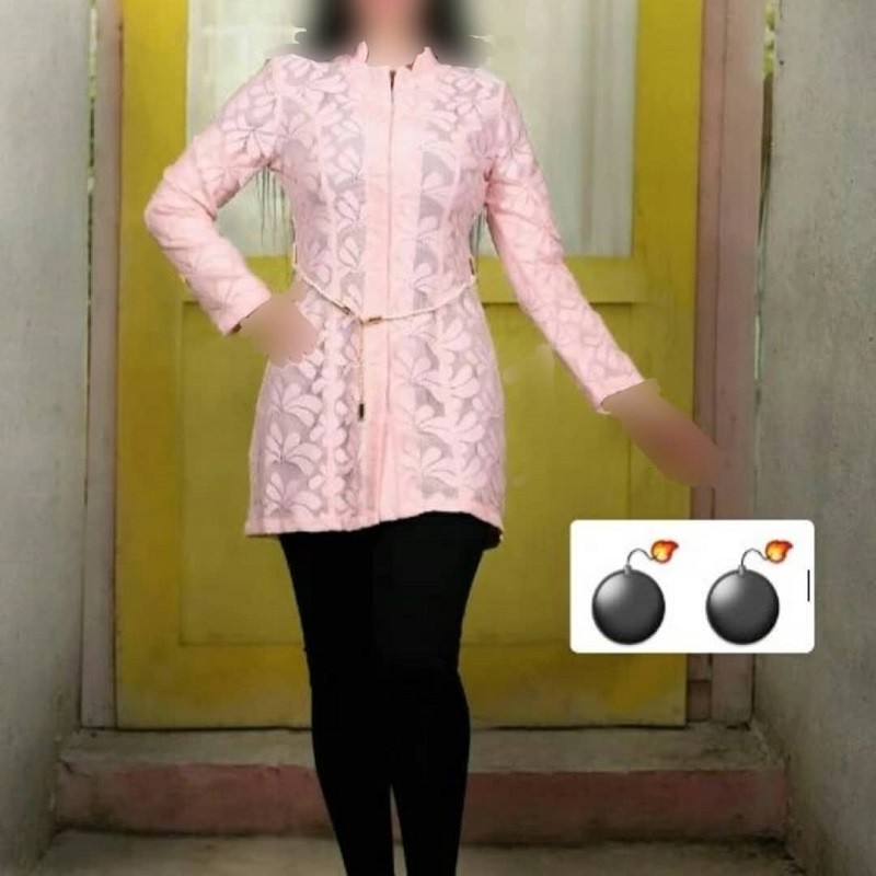 مانتو مجلسی بسیار زیبا جنس گیپور دانتل سبک تابستانی
