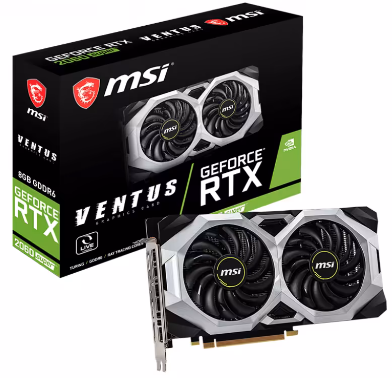 کارت گرافیک ام اس آی مدل GeForce RTX 2060 SUPER VENTUS با حافظه 8 گیگابایت