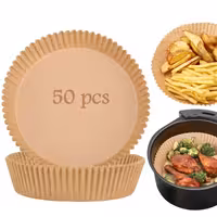 کاغذ سرخ کن اندازه 20 سانتیمتر کاغذ نسوز  کاغذ سرخکن ضدآب و چربی کاغذ بدون نشتی 50 عددی 