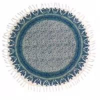 رومیزی گرد قلمکاری اعلا سایز 80 سانتی متر