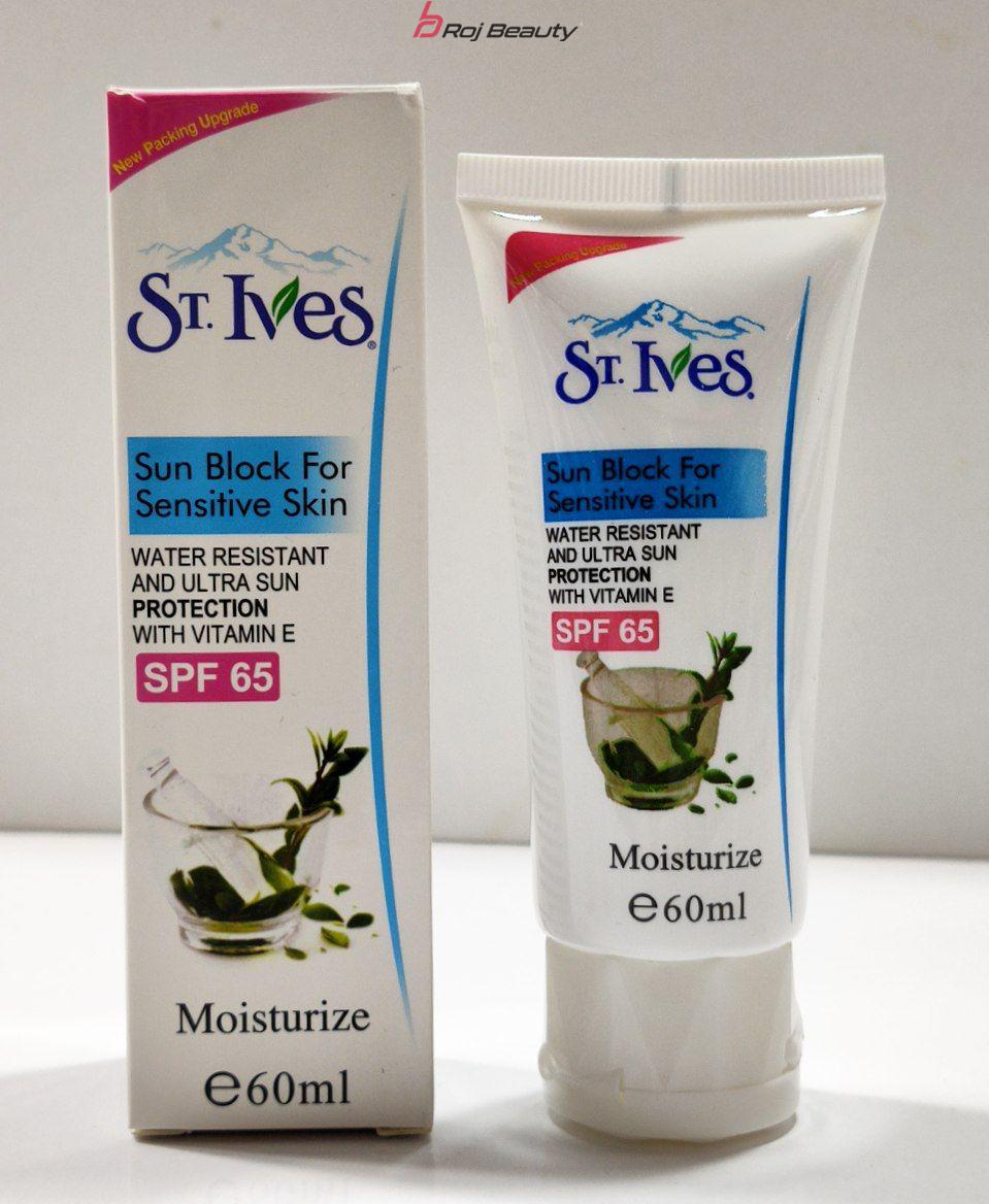 ضد آفتاب Stives  مخصوص صورت وکل بدن برای پوست های حساس  SPF65