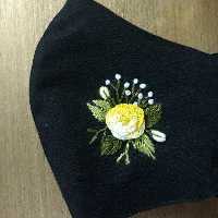 ماسک سه لایه گلدوزی برزیلی 1
