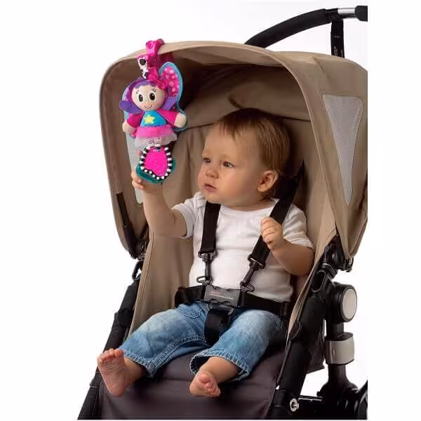 عروسک جغجغه ای متصل شونده به کالسکه و کریر