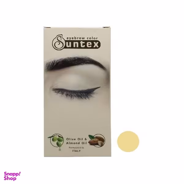 کیت رنگ ابرو سانتکس (Suntex) شماره SA8-E9.23 رنگ شنی خیلی روشن حجم 30 میلی‌لیتر
