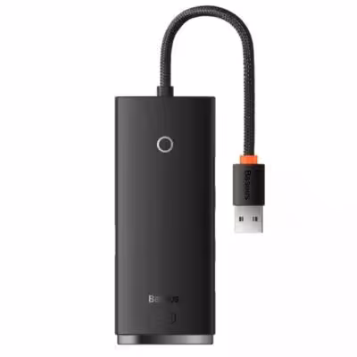 هاب 4 پورت باسئوس usb3.0 اورجینال گارانتی هدیه(ارسال رایگان)