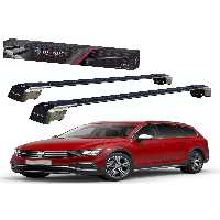 جعبه بار سقفی مشکی VOLKSWAGEN PASSAT ALLTRACK 2015 حامل TRX2 بعدی قفل جستجو Thunder