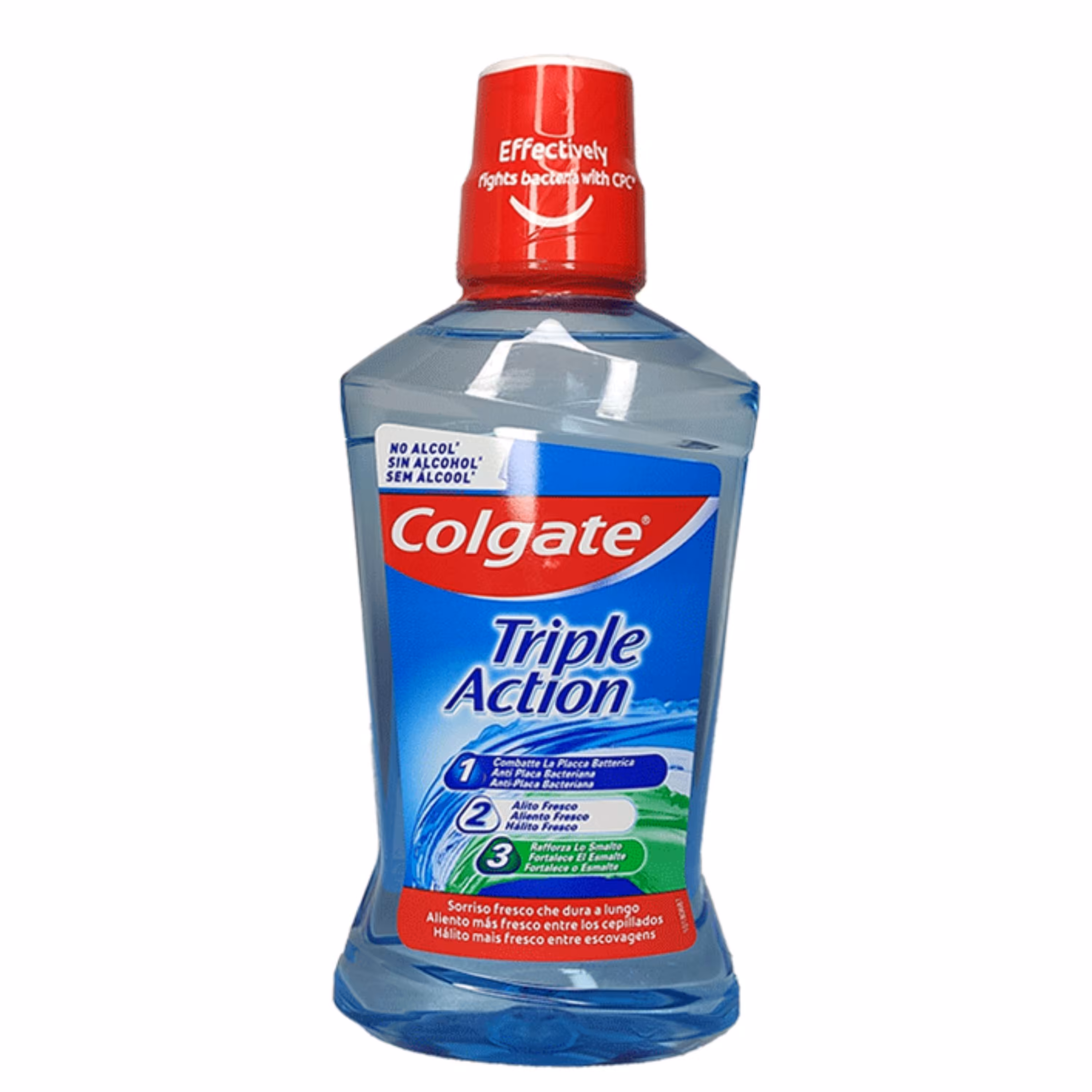 دهان شویه کلگیت مدل Triple Action حجم 500 میلی لیتر