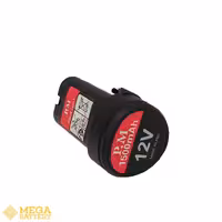 باتری دریل شارژی 12 ولت پی ام  مخصوص دریل شارژی ce1 سرمه ای