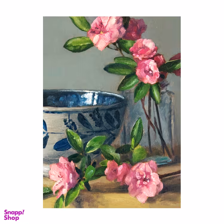 مگنت طرح گل فولک سایز 5×7 سانتی متری